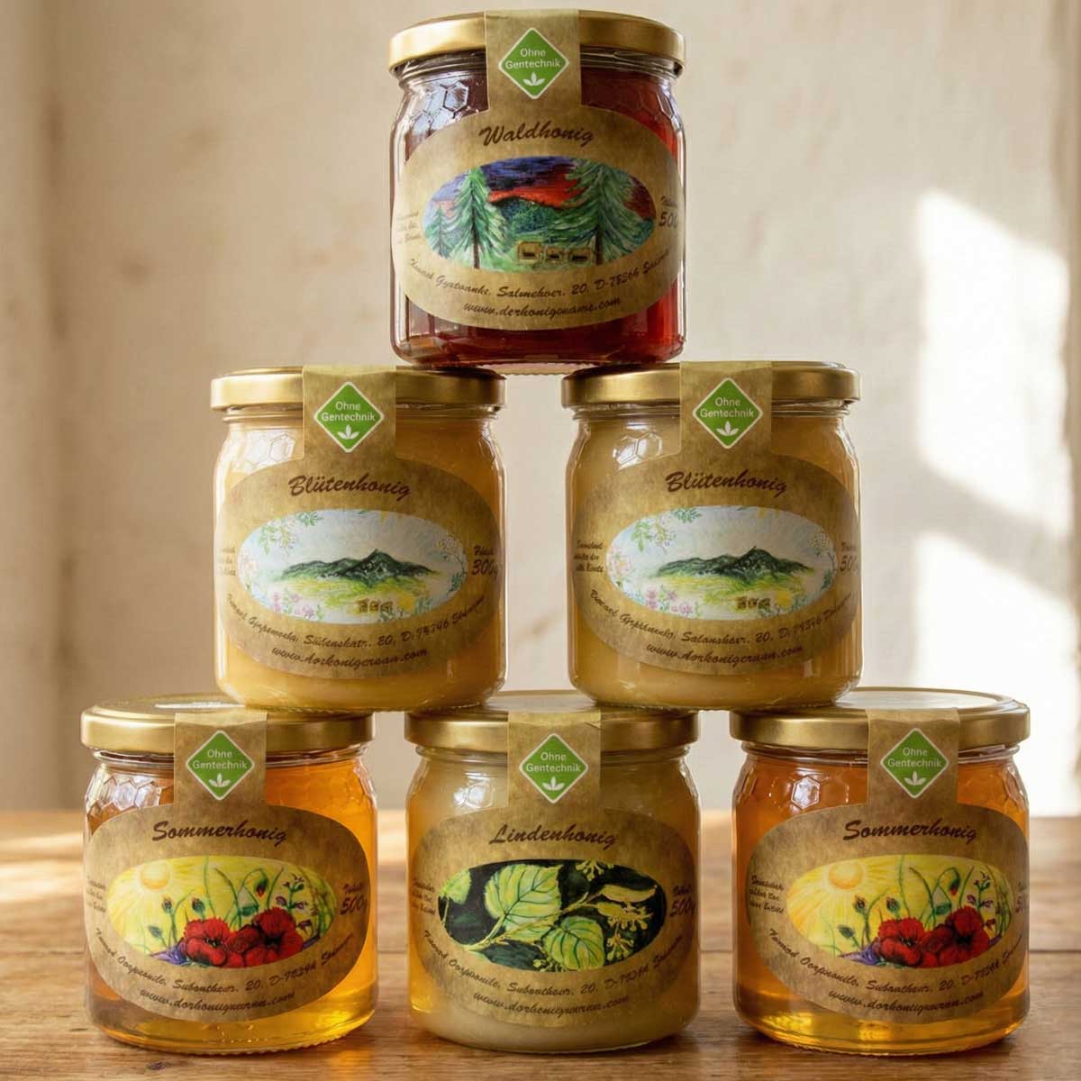 Guenstiger honig vom kaiserstuhl und schwarzwald